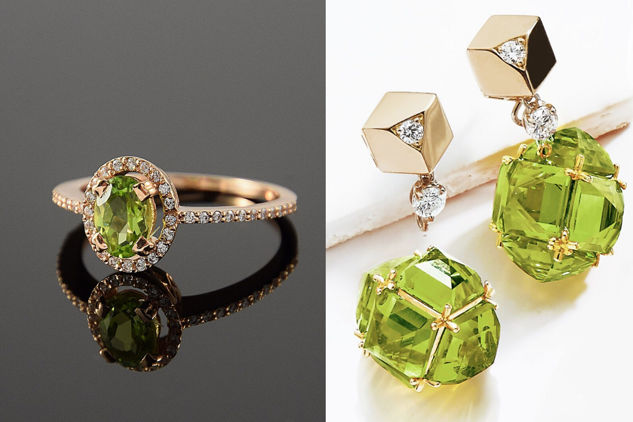 Зеленый камень в кольце как называется - 90 фото